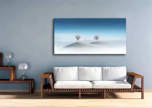 Virtual installation of the-frost photography artwork